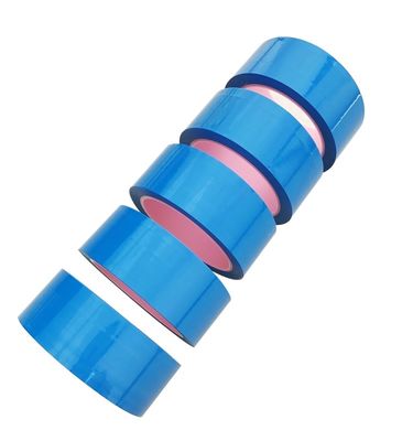 Bom preço Resistência à tração 25 lbs/em fita adesiva azul com resistência ao solvente em linha