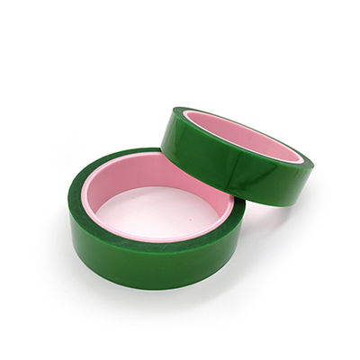 High Temperature Polyester Masking Tape 0.06mm Antistatic Green Color