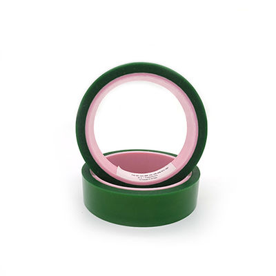 High Temperature Polyester Masking Tape 0.06mm Antistatic Green Color