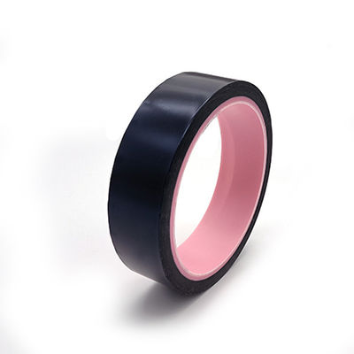 Bom preço O filme do Polyimide suportou a resistência térmica adesiva do silicone preto fino da fita de máscara em linha